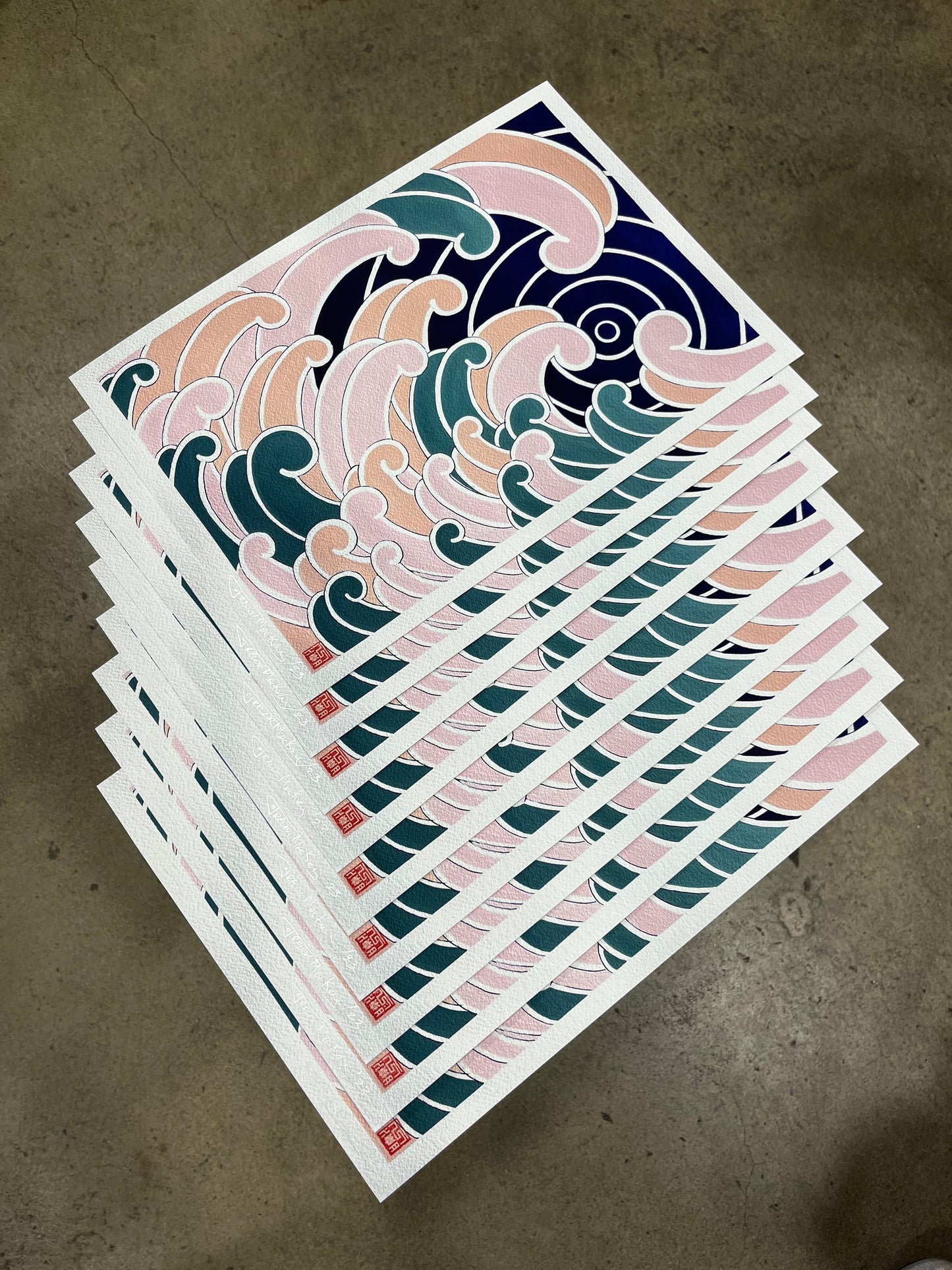 Harikēn no kaze Art Print