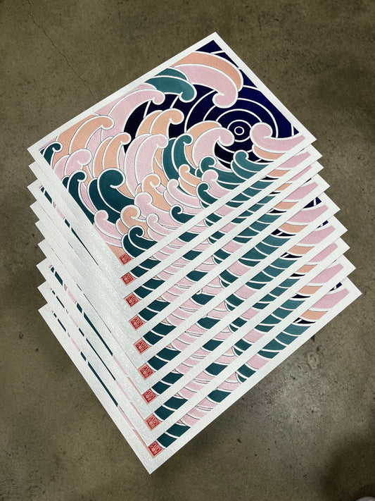 Harikēn no kaze Art Print